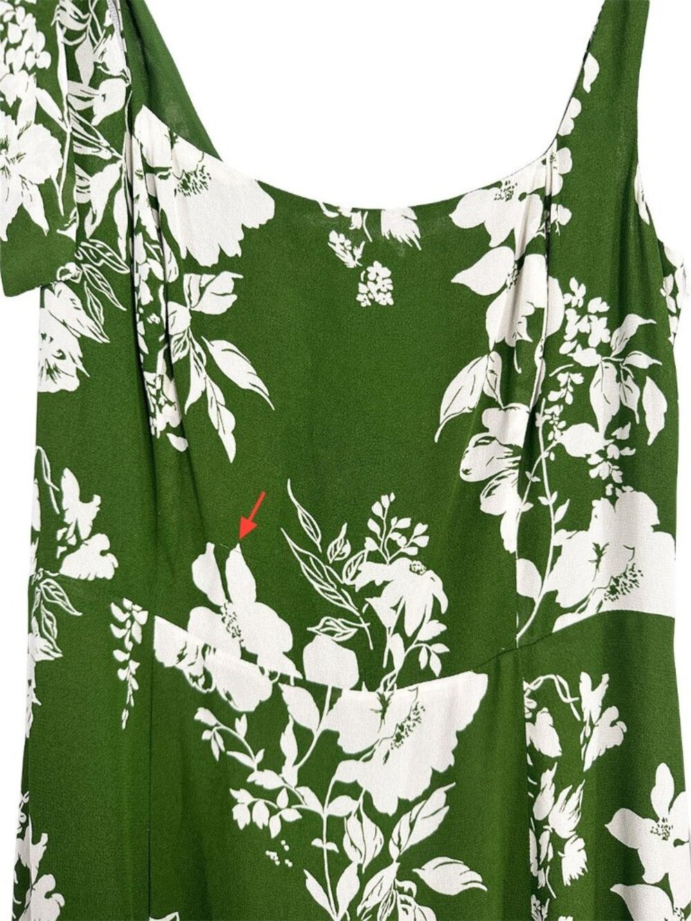 Reformation Twilight Midi Dress Mystique Green Floral 8 - Picture 9 of 10